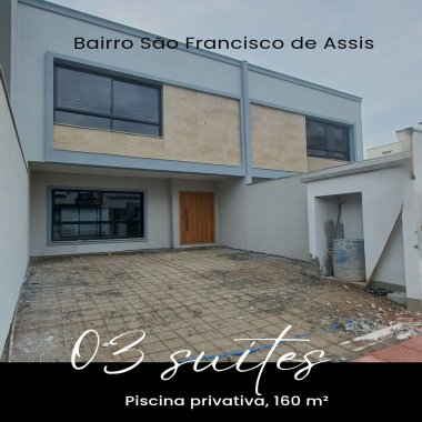 Sobrado 3 suítes para Venda no bairro São Francisco de Assis em Camboriú